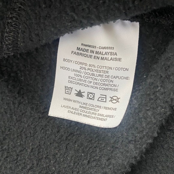 Nike Black Madlax Tiger Lacrosse Hoodie Sweatshirt Pullover Mens XL‎ - Picture 8 of 8